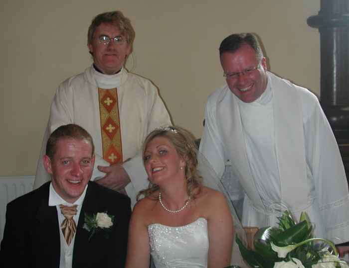 Aine Kelly and John Deasy